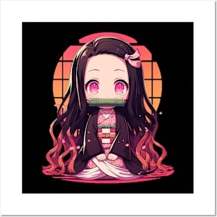 nezuko Posters and Art